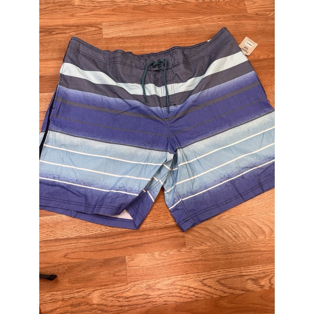 George‎ Mens' Swim Trunks Board Shorts Size 3XL (48-50) Lined Blue NEW